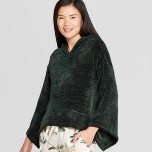 Gilligan and O'Malley Dark Green Sweater with Hood